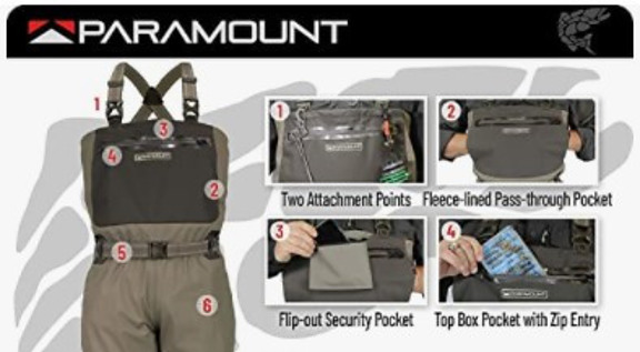 Paramount Wader Pockets