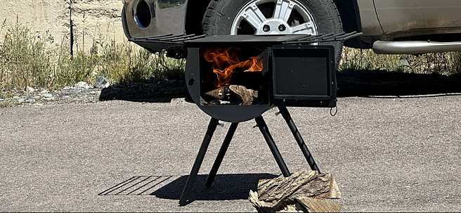 Curing the Paint in my Camp Chef Alpine Stove