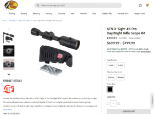 ATN X-Sight 4K Day & Night Scope