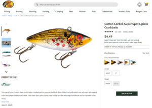 Cotton Cordell Super Spot Crankbait