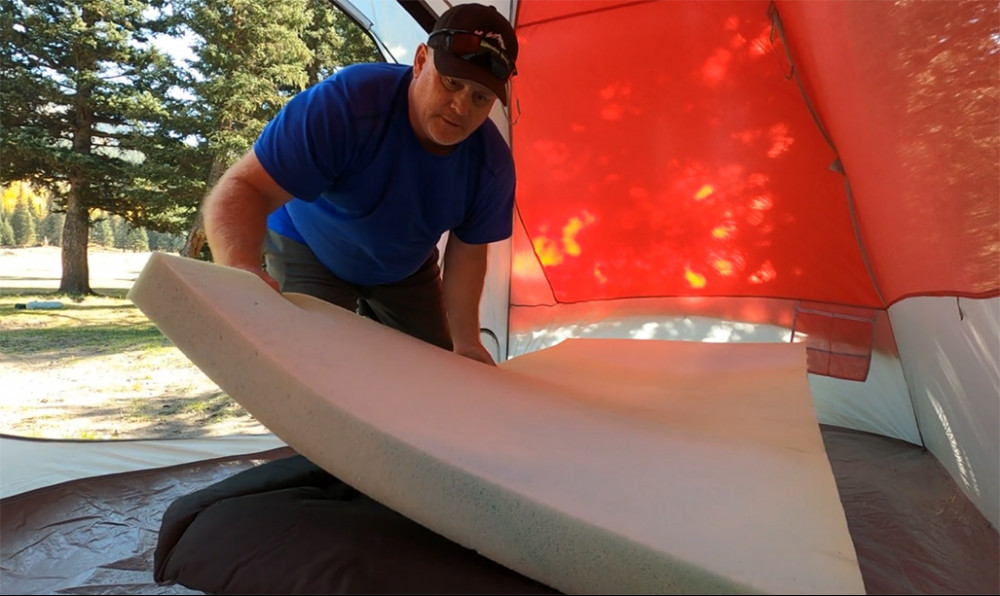 campingcotmemoryfoampad Mike and Rick Outdoors