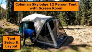 Coleman Skylodge Tent Setup