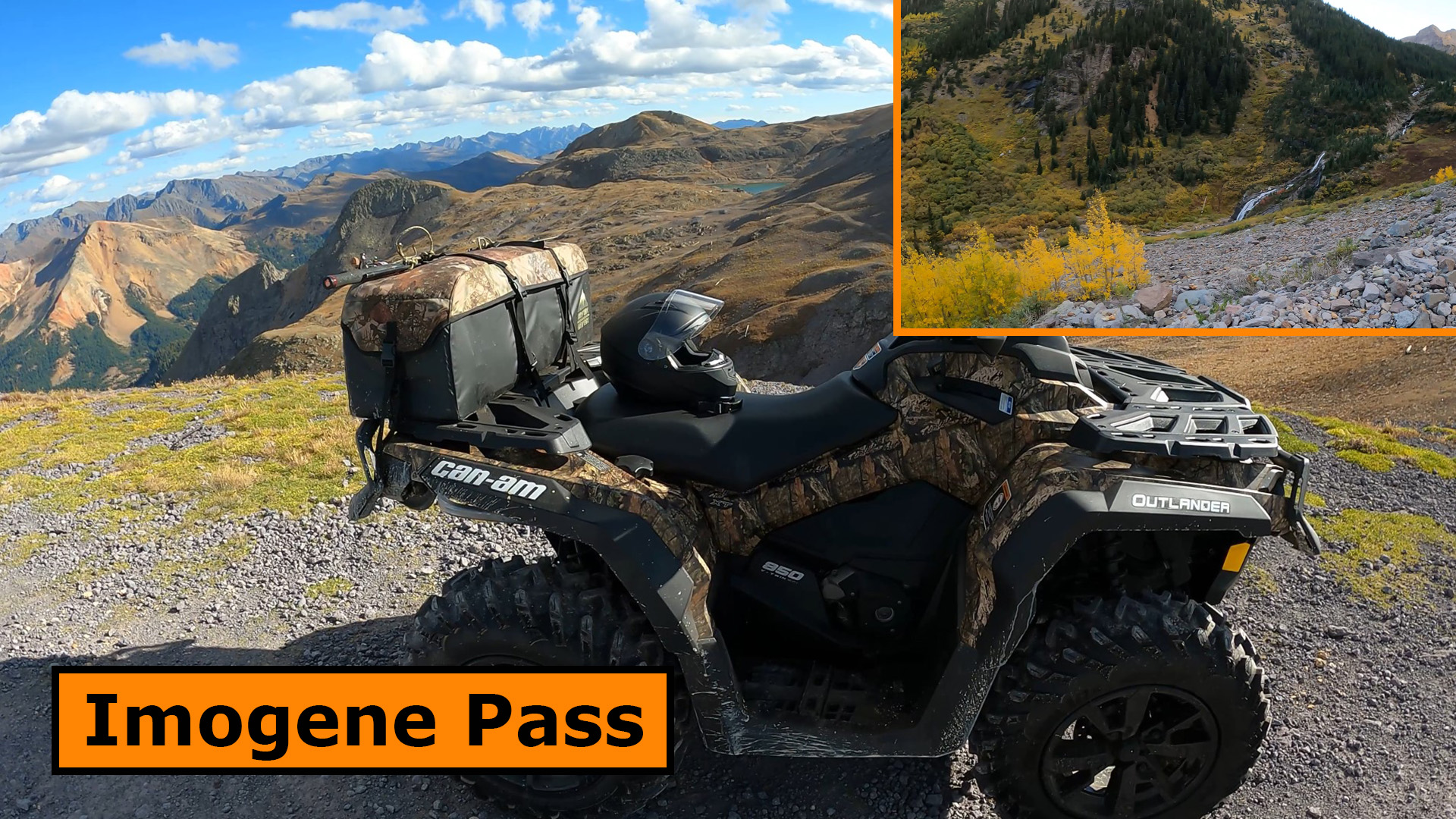 Off Road on Imogene pass between Ouray and Telluride Colorado