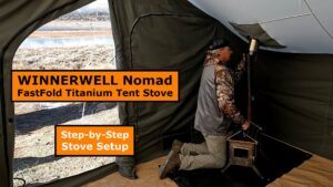 WINNERWELL Nomad Large Tent Stove Setup