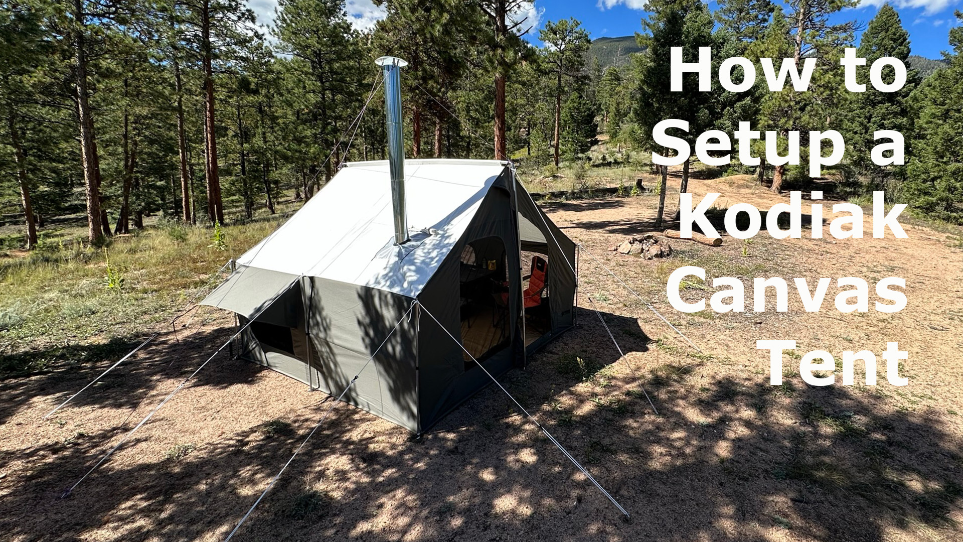 Setup a Kodiak Canvas Tent 10x10